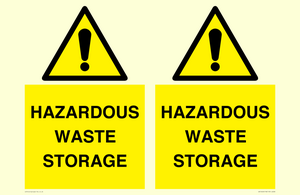 HAZARDOUS WASTE STORAGE